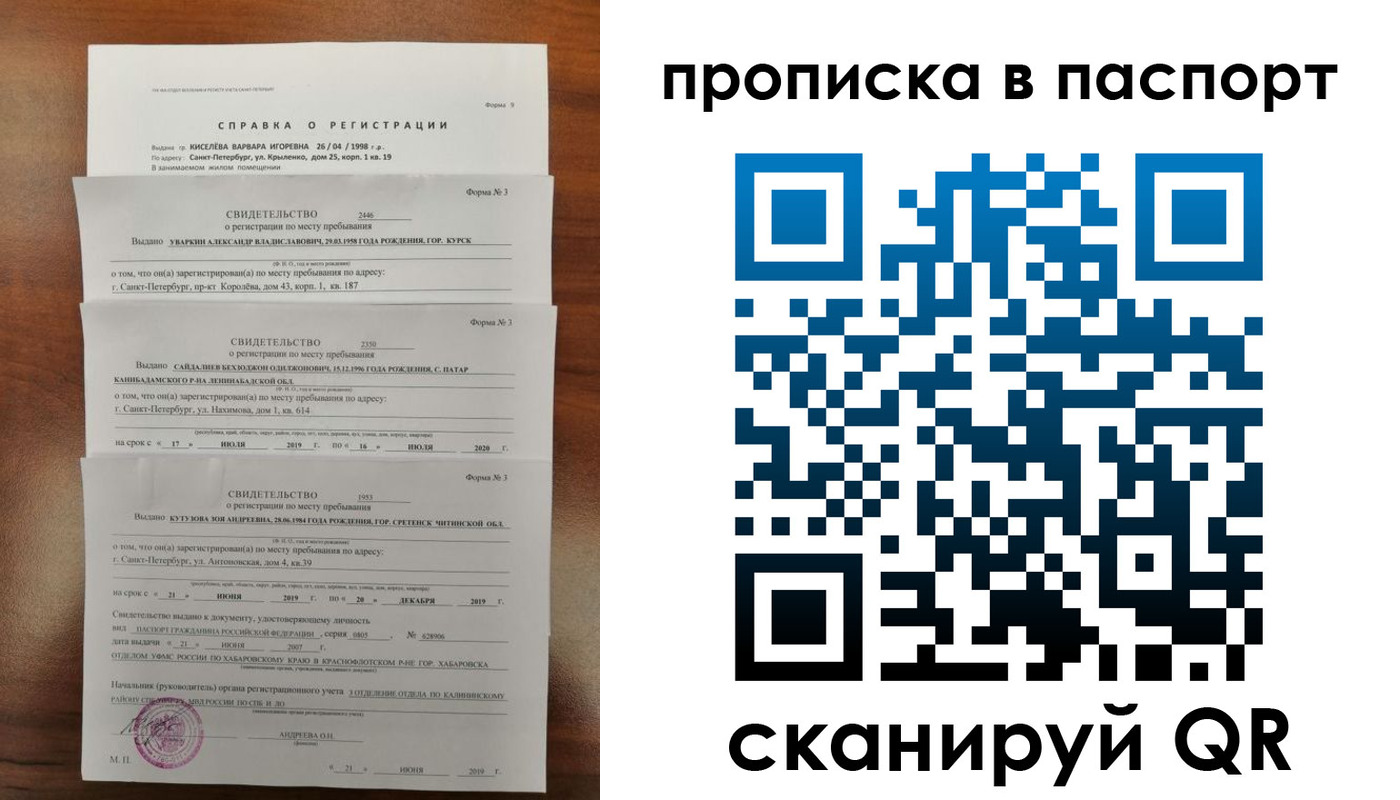 временная регистрация адрес в Пущино